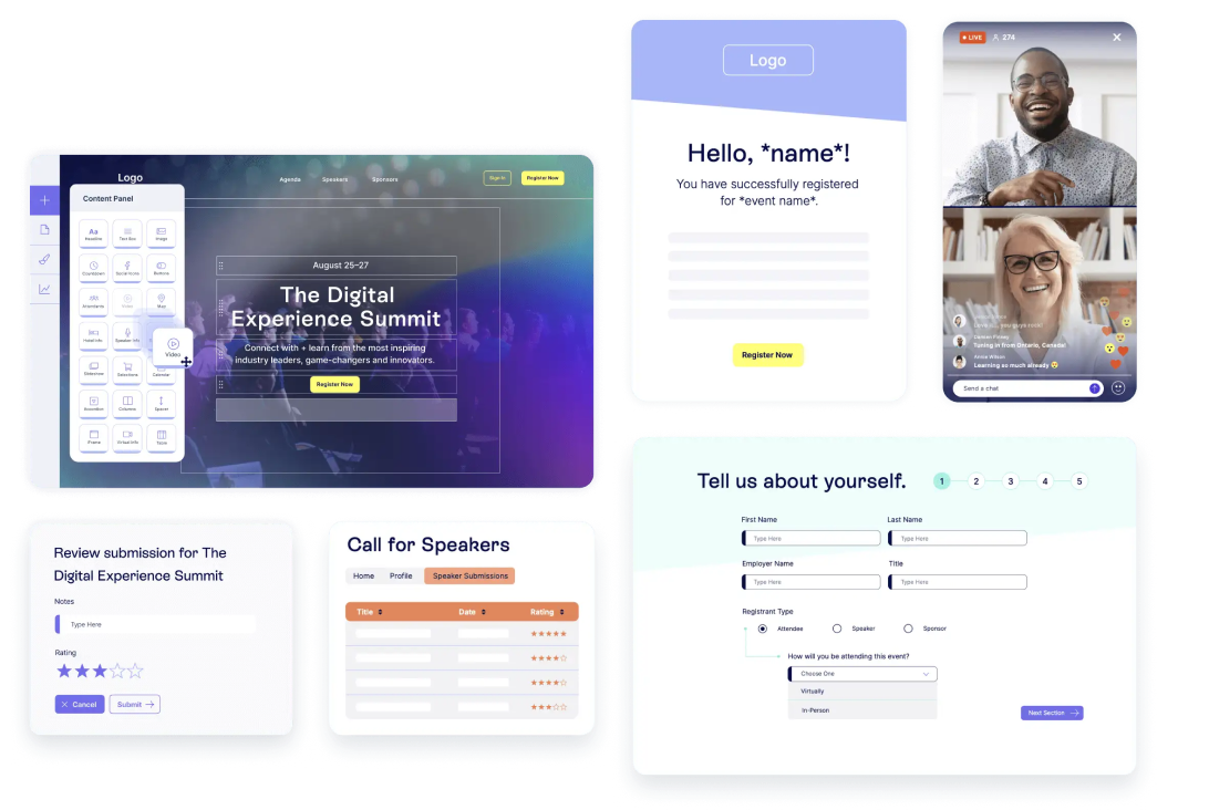 section 1 visual professional services page